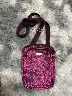 Baggallini Pink Floral Crossbody Bag
